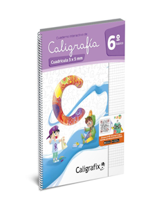 Caligrafía  cuadrícula 5x5 mm 6° Pleiq básico  Caligrafix