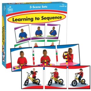 Learning to sequence 3-scene board game grade PK-1